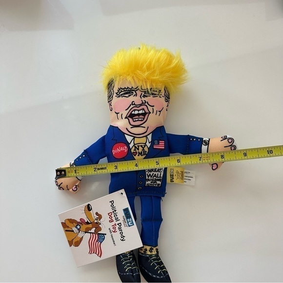 Donald Trump Dog Toy - Fuzzu Political Parody Dog Toy - Picture 5 of 6
